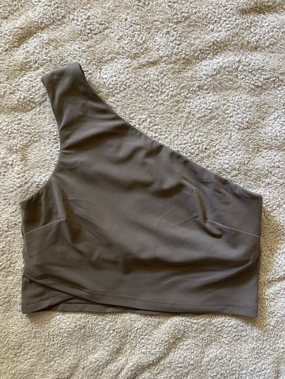 Lululemon Align Asymmetrical Tank Top Taupetastic B/C Cup